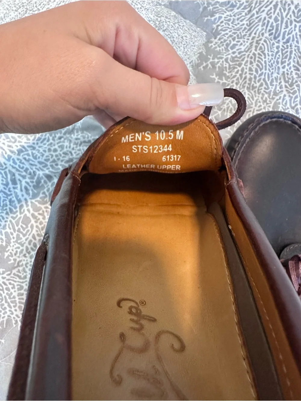 Sperry Brown Leather Moccasin-Style Boat Shoes